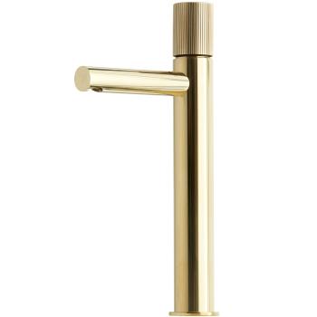 Mira 030 håndvaskarmatur høj model, Massiv messing